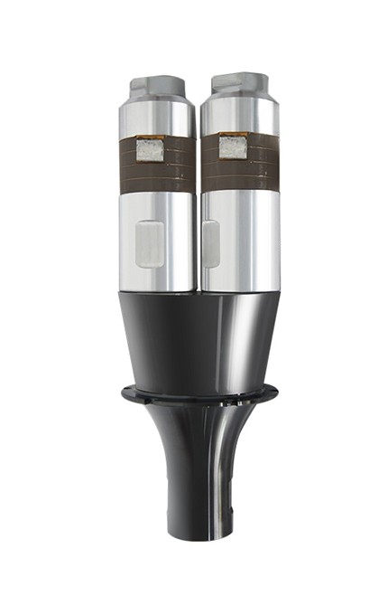 15kHz-4200W 新力源换能器 双柱直筒(黑灰)